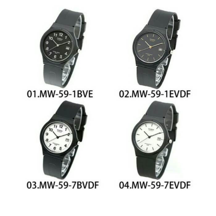 HOT SALE JAM TANGAN WANITA CASIO ANALOG JARUM ORIGINAL TRENDI KEREN MW 59 MW59 TERMURAH