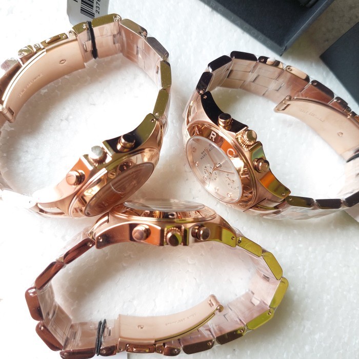DISKON SPESIAL JAM TANGAN MARC JACOB MBM3102 ROSEGOLD ORIGINAL FREE BOX ORI MJ TERLARIS