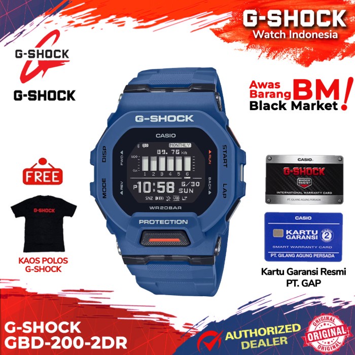 FLASH SALE G-SHOCK GSHOCK GBD-200-2DR GBD-200-2D GBD-200 GBD200 GBD 200 TERLARIS