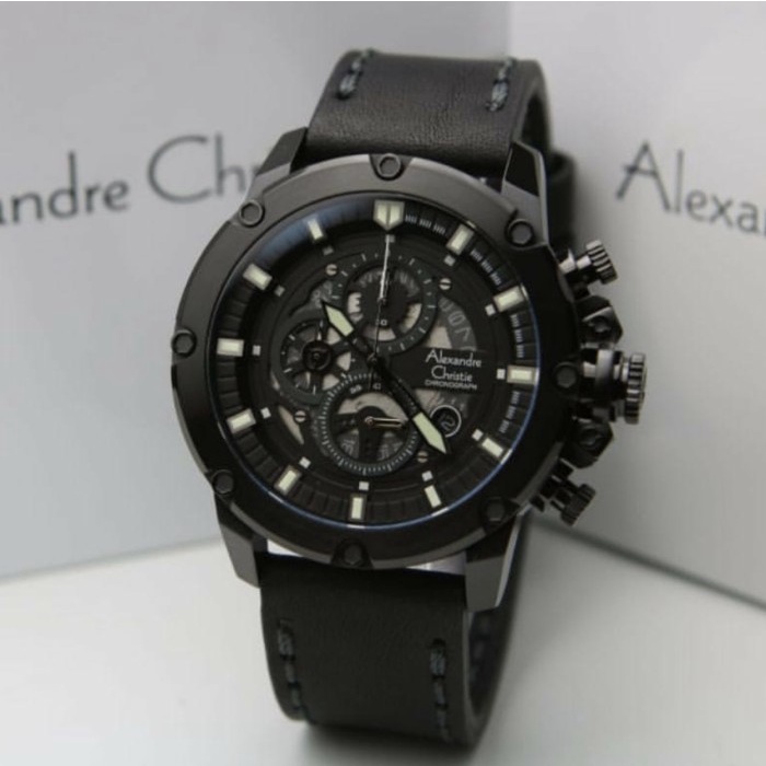 MUST HAVE JAM TANGAN PRIA ALEXANDRE CHRISTIE AC6564 / AC 6564 ORIGINAL KULIT TERLARIS