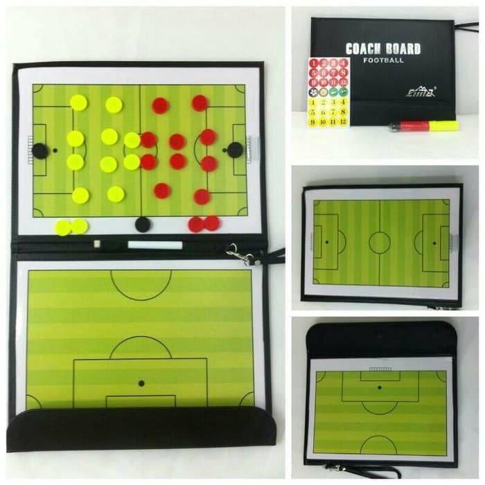 PAPAN STRATEGI SEPAKBOLA TACTICAL BOARD FOOTBALL COACH BOARD