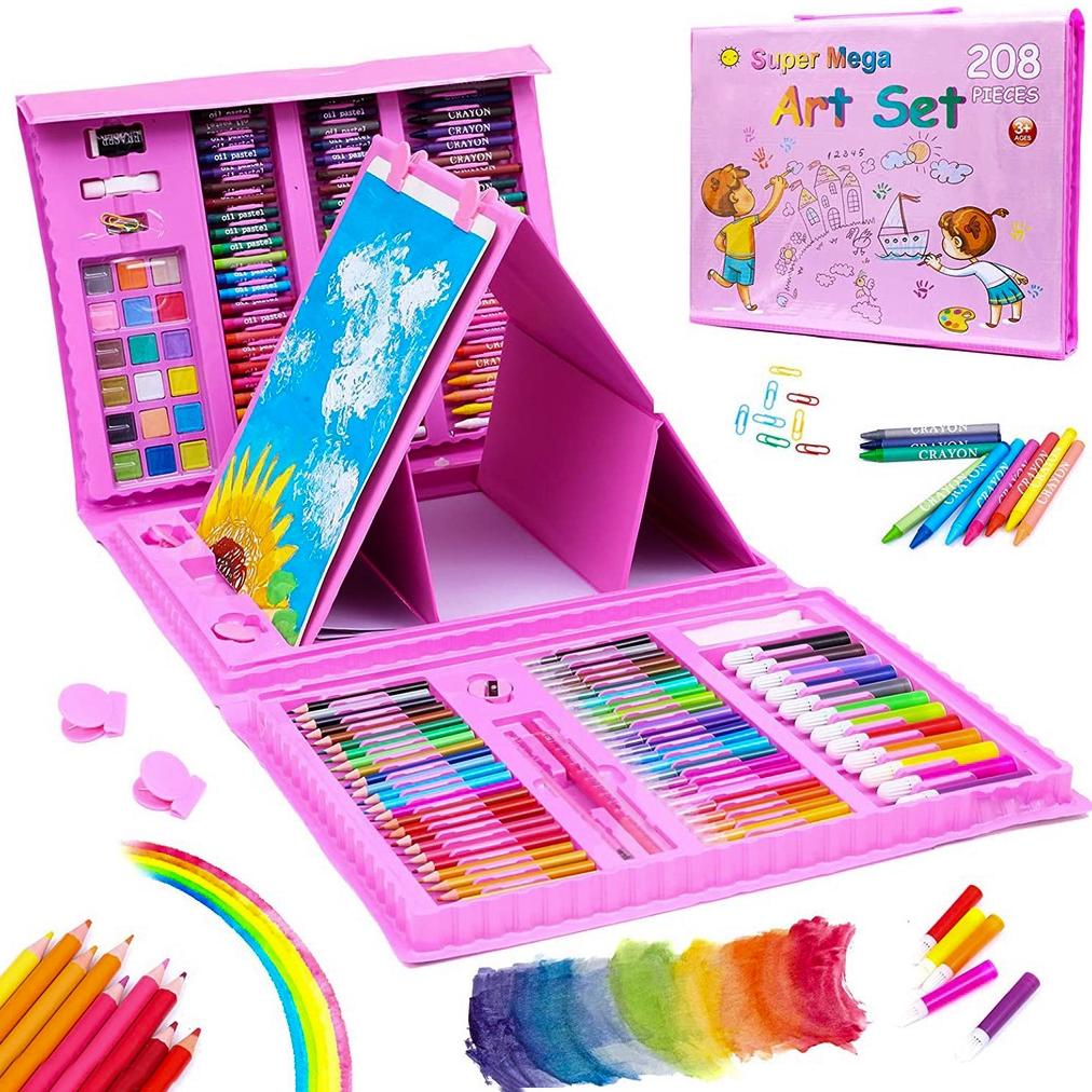 

8.8 Crayon Warna Anak Set 208 & 150 Pcs | Art Full Set | Krayon Mewarnai Anak | Pensil Warna | Perlengkapan Mewarnai Lukis Grosir !!