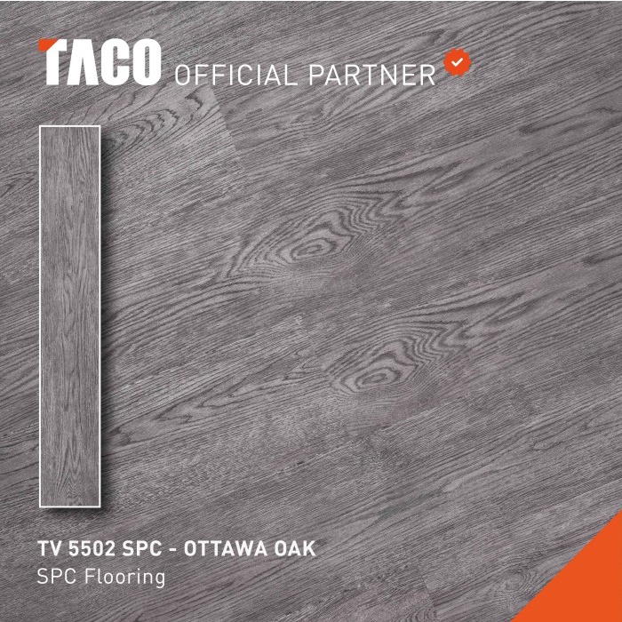 Bestseller Taco Lantai Spc 5Mm - Tv 5502 Ottawa Oak