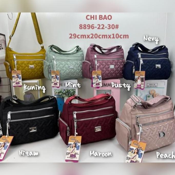 TAS SELEMPANG ORI CHIBAO KANVAS BORDIR CB8896 6Res