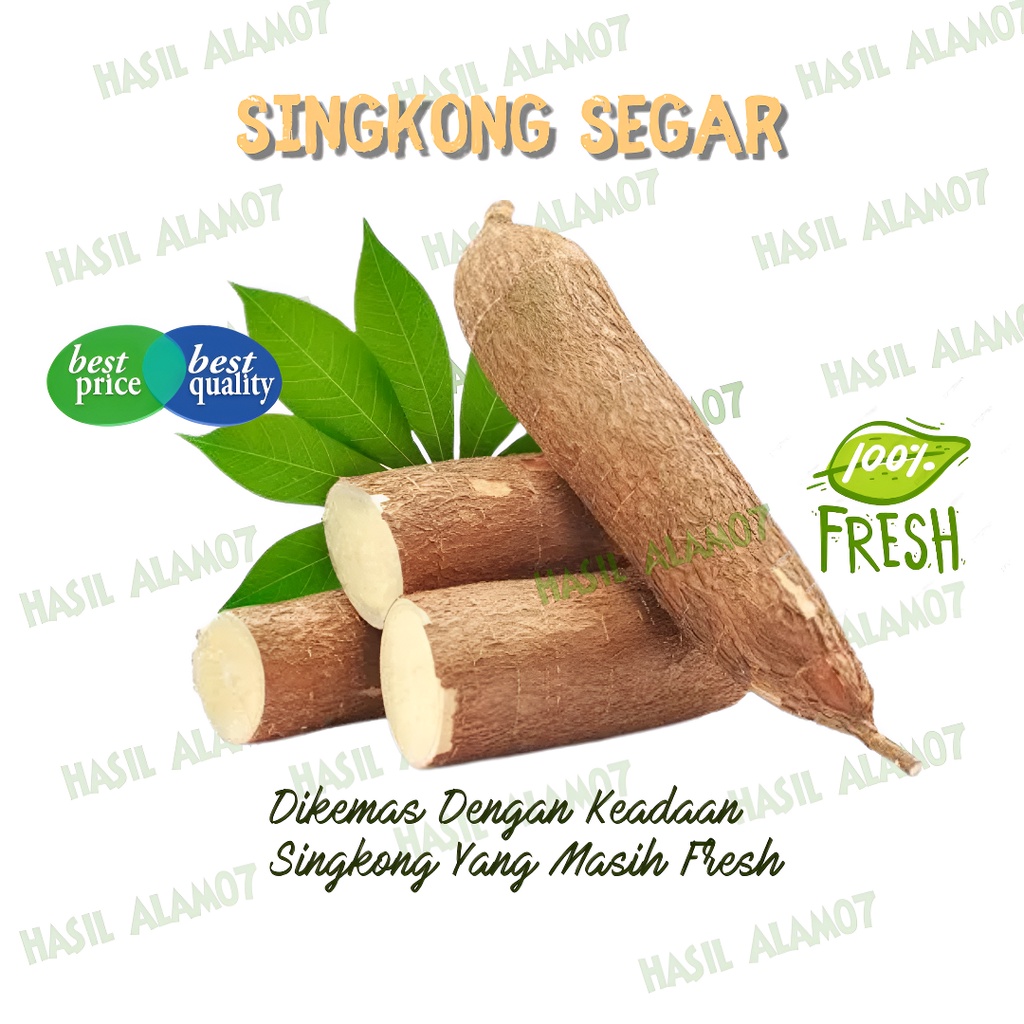 

Singkong Mentah Segar 1kg Ubi Kayu