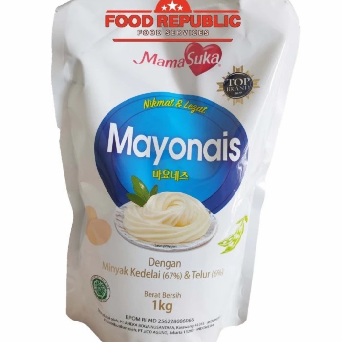 

MAMASUKA MAYONAISE SAUCE 1KG - SAUS MAYONAISE MAMASUKA HALAL wmf03