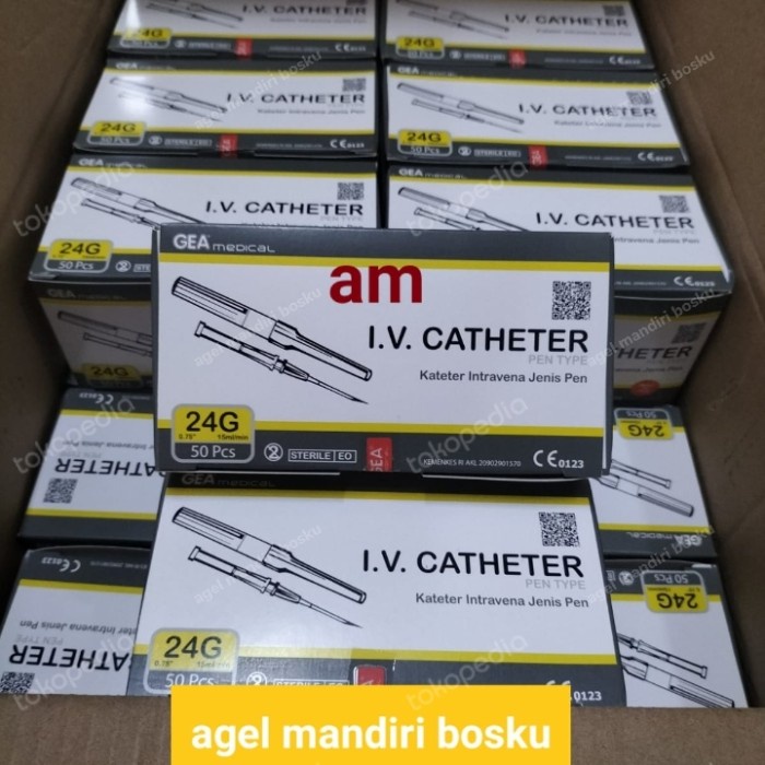 I.V catheter 24G GEA/abocath 24G/IV CATHETER 24 GEA ffs04