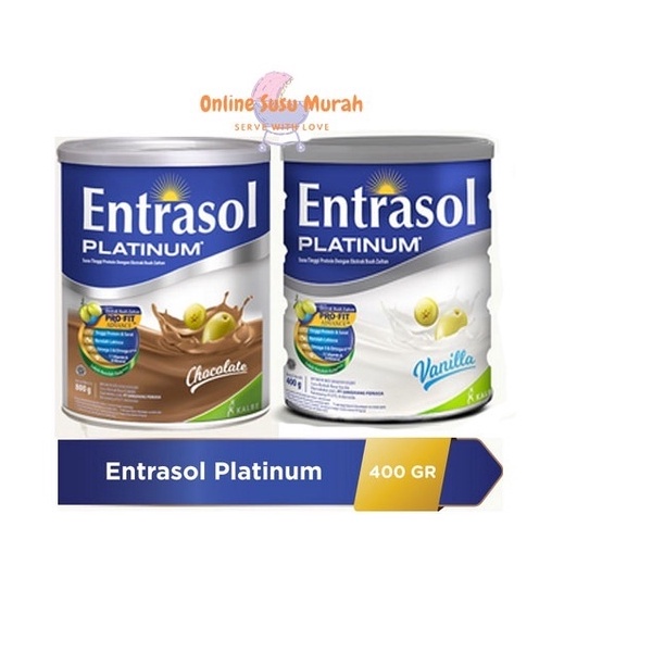 

Best product Entrasol Senior Platinum Vanila Coklat 400 gr 37