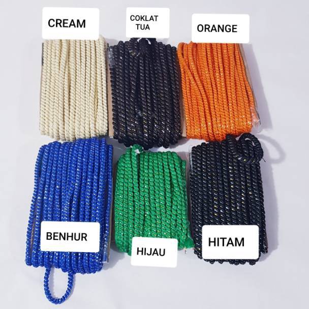 

Kualitas Premium.. TALI BANGKOK 5MM ISI 10 METER JFM