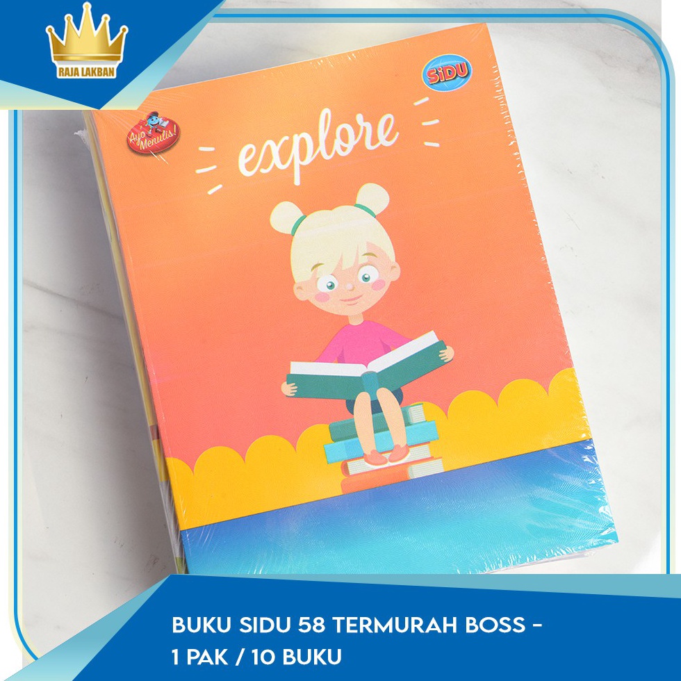 

Buruan Beli.. Buku Sidu 58 Termurah Boss - 1 Pak / 10 Buku 99