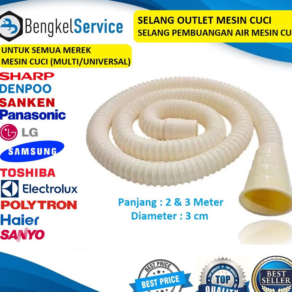 ➸ Selang Mesin Cuci  Selang Outlet Mesin Cuci Premium Selang Pembuangan Mesin Cuci Selang Mesin Cuci