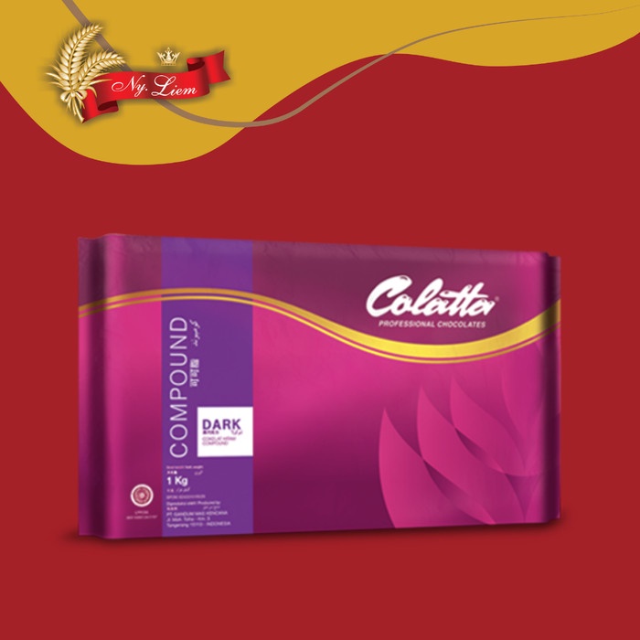 

Terlaris Colatta Dark Chocolate Compound / Cokelat Masak 1 Kg