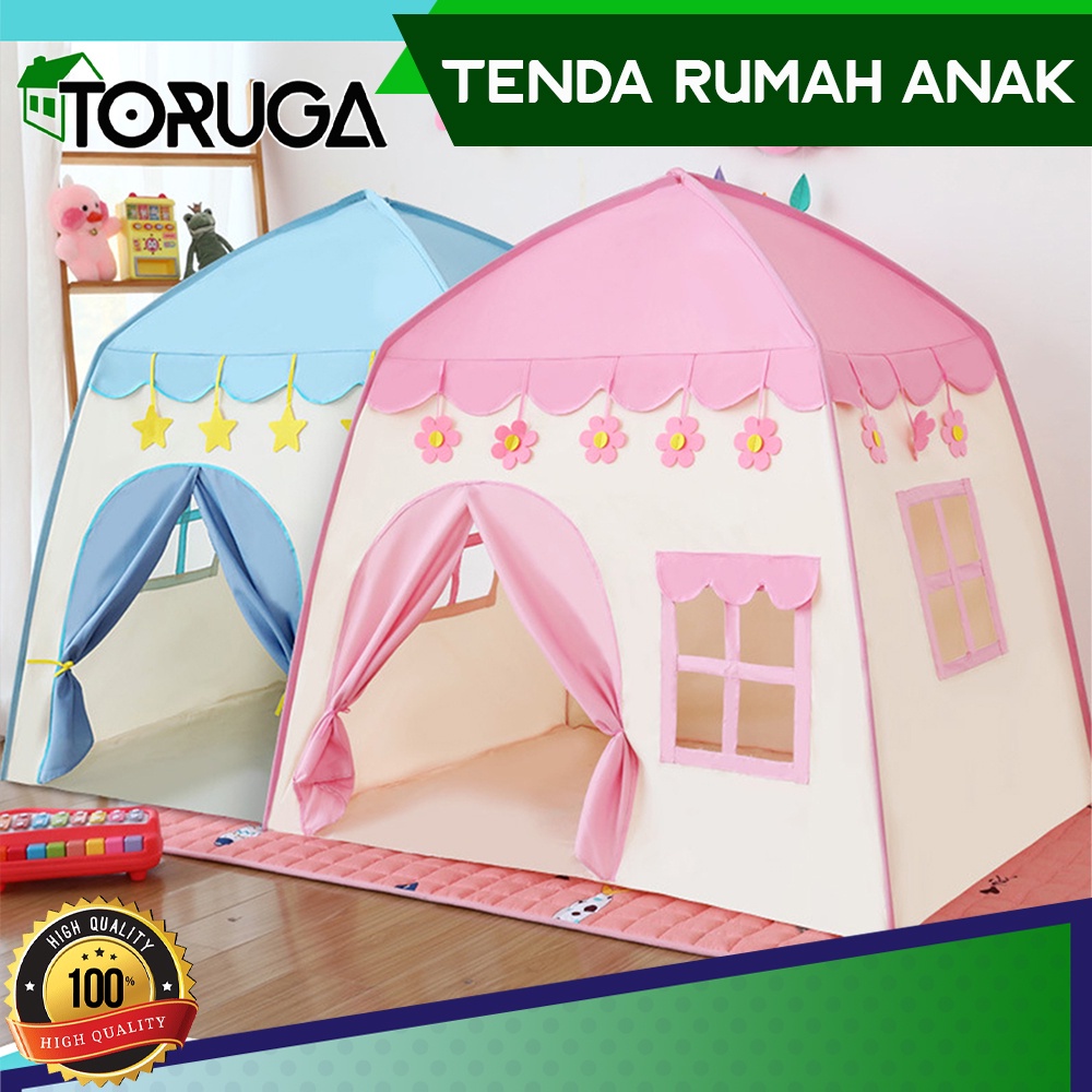 Tenda Anak Terbaru Premium Quality Play Tent Kartun Besar Indoor Q7T2 Berkualitas Praktis Bongkar Pa