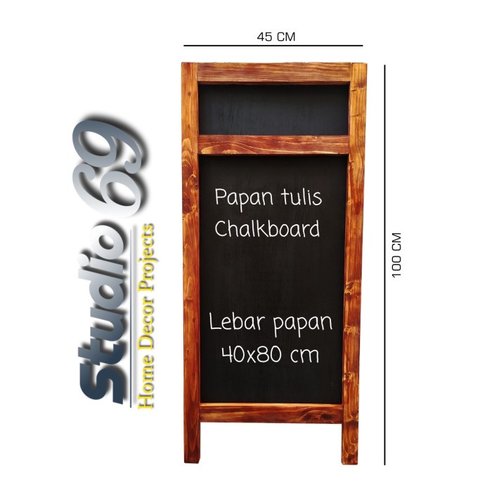 

Terlaris Chalk Papan Tulis Kapur/Chalkboard Untuk Cafe, Resto, Wedding
