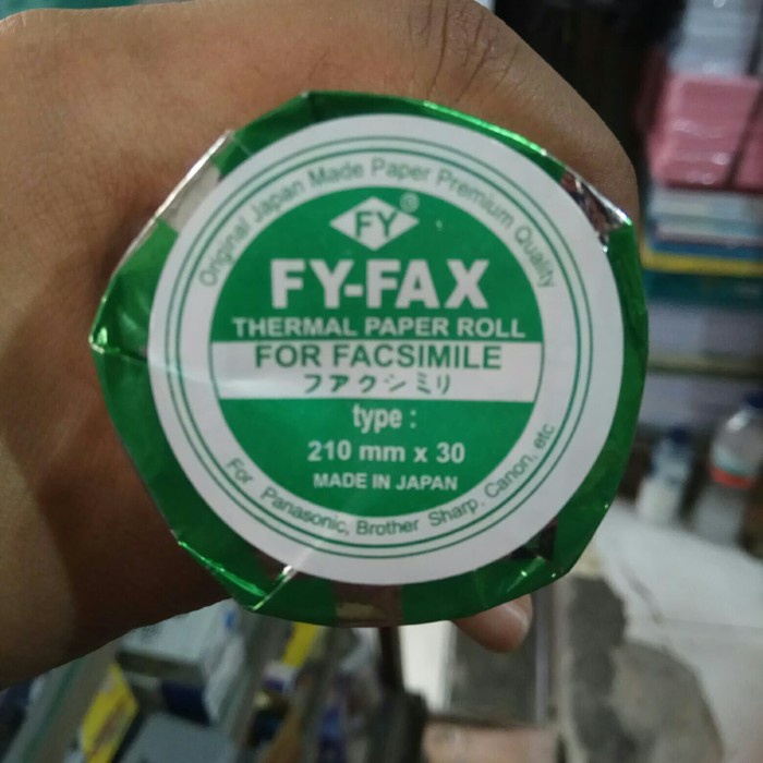 

Best Seller Kertas Fax Thermal 210 X 30 Merk Fyfax