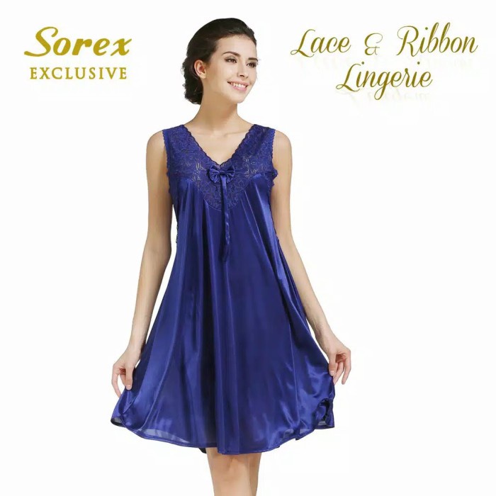 Baju Tidur Wanita Daster Satin Sorex Bt 7038 Exlusive Satin Sorex Terbaru