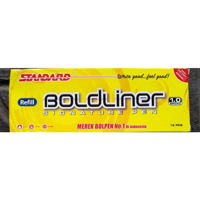 

REFILL Pulpen Bolpen Bolpoint Standard Boldliner 1.0