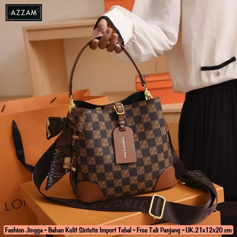 Azzam | Tas Wanita | Top Handle Bag (JINGGA)