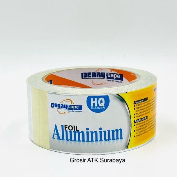 

Sale Lakban Aluminium Foil Berry Tahan Panas 2" Inch / 48 mm RHG