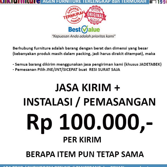 

Jasa Kirim Dan Instalasi 100Rb