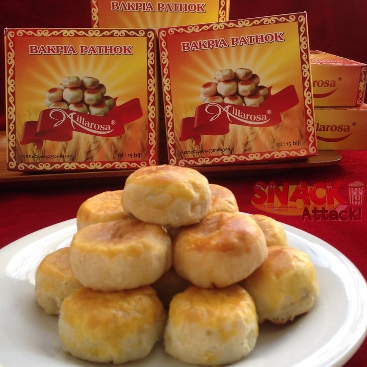

Kekinian.. Bakpia Millarosa : Pia Kacang Hijau / Coklat / Durian / keju P9C