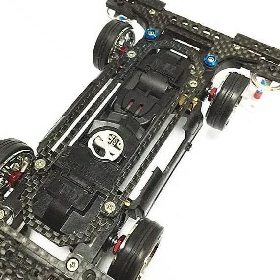 Underplate Hg Carbon Ms Chassis (1.5Mm, Black) Rep. Tamiya