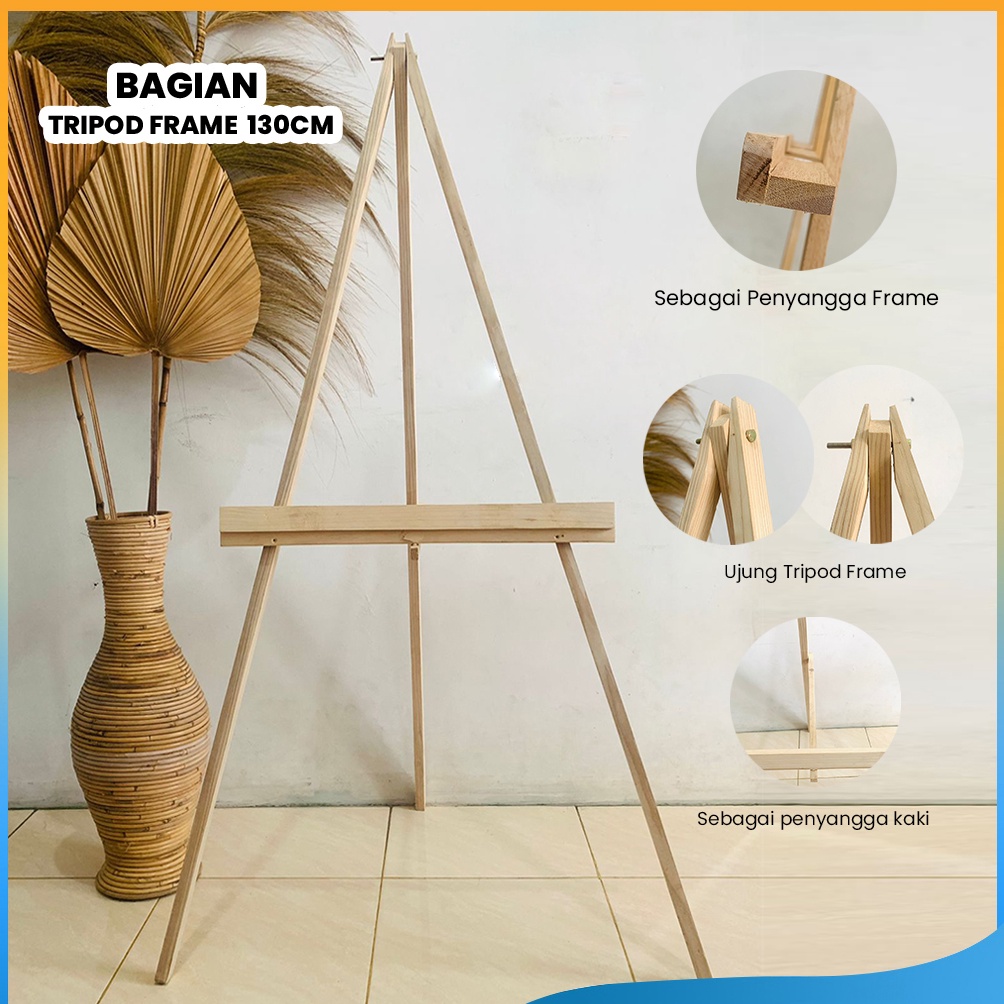 

Terbaik.. Easel Standing Frame Kayu Wooden Board Besar Stand Lukis Kayu Jati Belanda Penyanggah Papan Bunga, Lukisan, Kanvas, Whiteboard, Frame Bingkai Foto Wedding 40