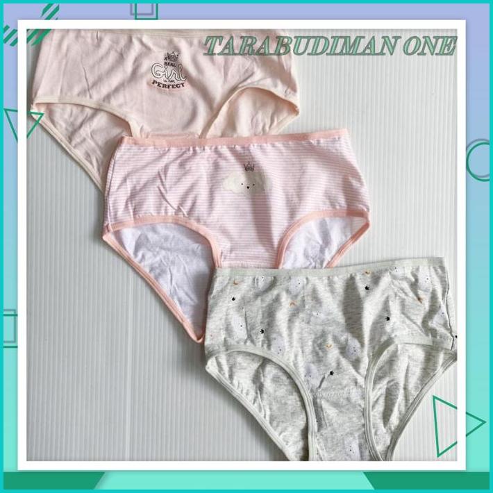 CELANA DALAM ANAK PEREMPUAN LITTLE HEARTS BY YOUNG HEARTS 0378 - PAKET ISI 3PCS & SATUAN BEST PRODUK