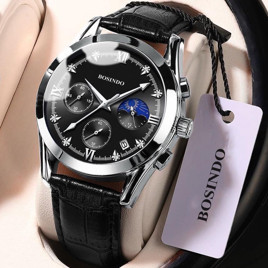 NAW875 jam tangan BOSINDO C23 jam tangan pria original terbaru kekinian Jam tangan pria mewah dan el