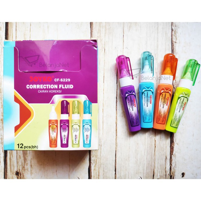 

Terbaru.. Correction Fluid | Tipex Cair Joyko CF-S229 [LUSIN] RP0