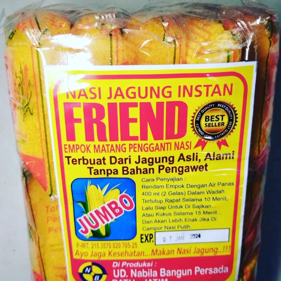 

Terkini.. Nasi jagung instan 1.kg/Beras jagung/Ampok 08R