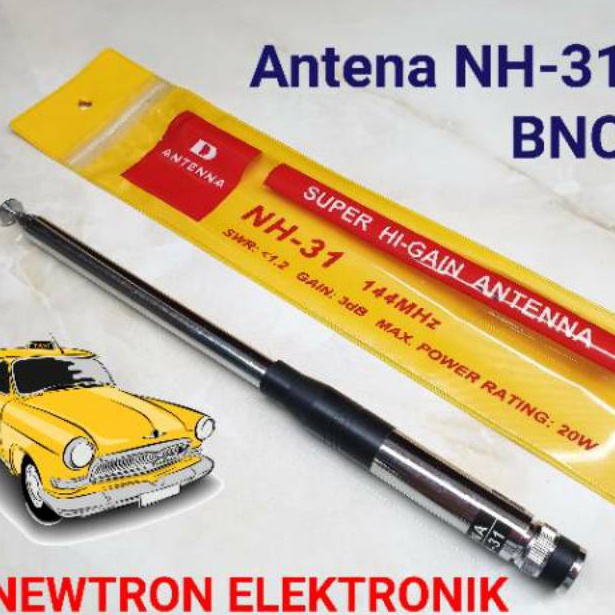 Terbagus Antena NH31 Bnc Vhf Ht Icom IC V80 V8 V82 V85 V68 T70A 2N 02N T7H 2GXAT 2GXET A24 Alinco Dj