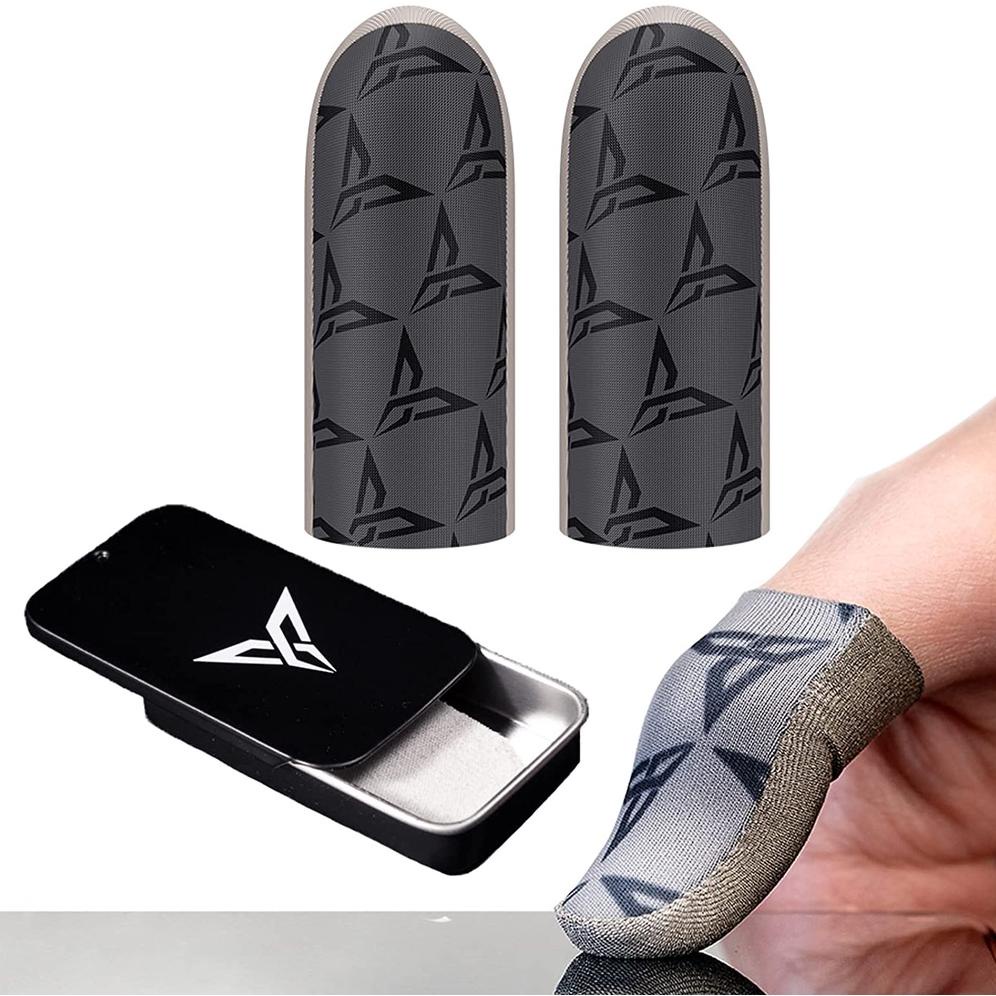 Terlaris Flydigi Silver P1 Sarung Jempol Gaming Sarung Jari Anti Keringat Finger Sleeve Pubg Bonus K