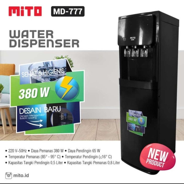 Dispenser Air Galon Bawah Mito MD-666