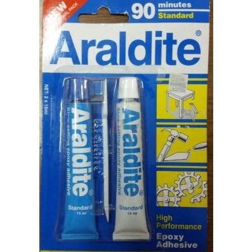 

Laris.. Lem araldite besi lem araldit biru epoxy asli 90 menit (EAL) MIC
