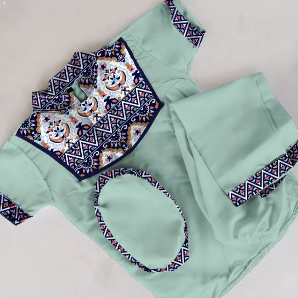 GROSIR Baju Muslim Anak Laki Laki Setelan Koko Anak Motif Batik 0-6 Tahun Ori