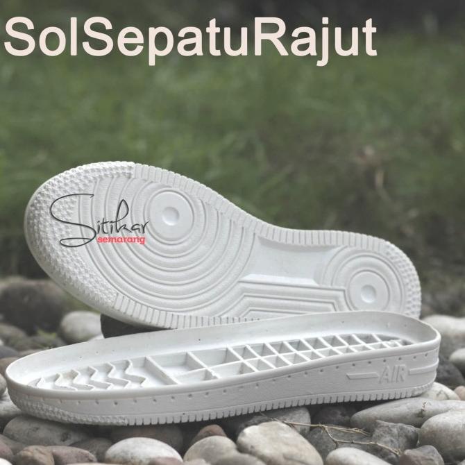 Sol sepatu siap rajut 3 / sepatu rajut