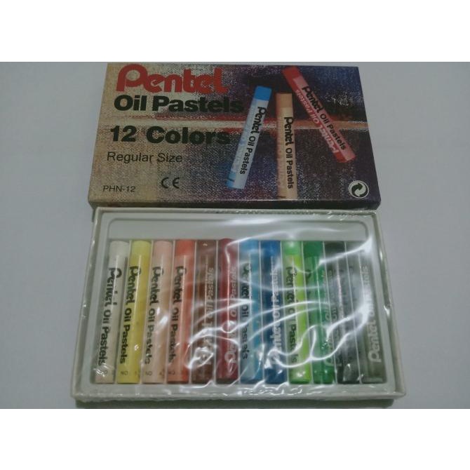 

OBRAL Oil Pastels / Krayon / Crayon PENTEL 12 Warna
