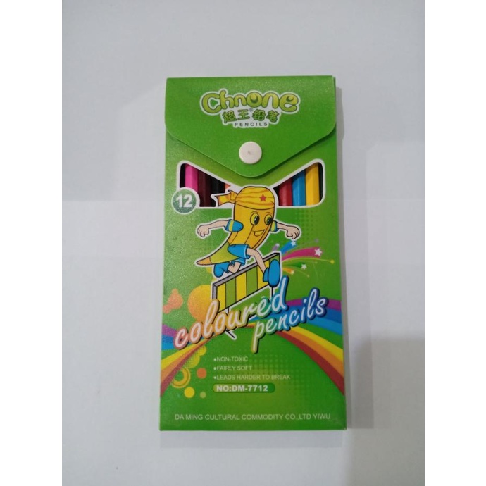 

OBRAL Pensil Warna CHNONE 12 Warna Panjang (2 Set)