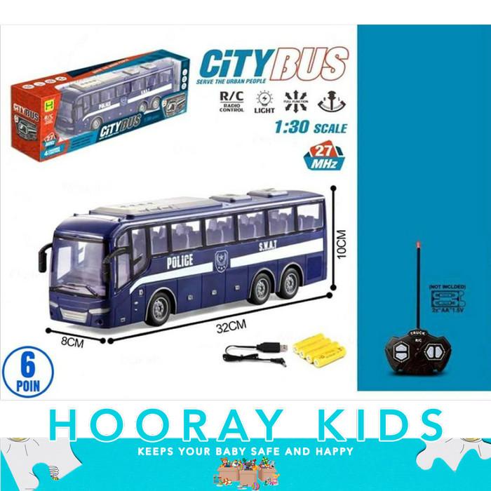 MAINAN MOBIL REMOTE CONTROL RC TRUCK TRUK BUS BIS BESAR EDUKASI ANAK