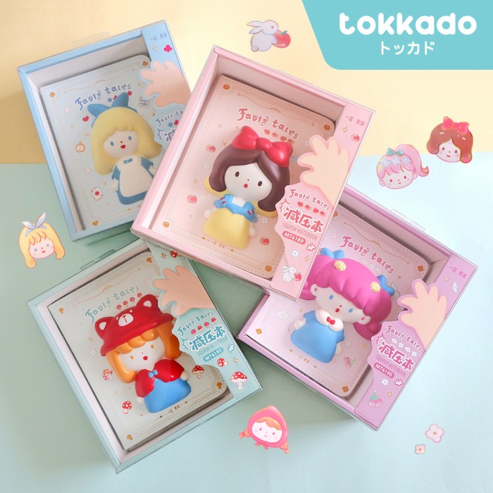 

Bestseller Tokkado Fairy Tales Squishy Planner Notebook Agenda Buku Catatan Lucu