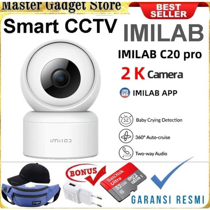 IMILAB C20 PRO Home Security Smart Camera CCTV IP WiFi 2K 360 Kamera