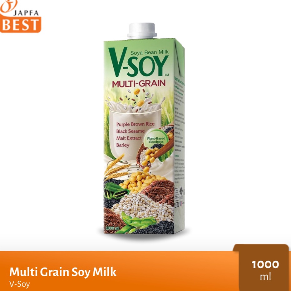 

➵Harga Promo NEWE9 Multi Grain Soy Milk V-Soy / Susu Kedelai Multi Grain V-Soy 1 L S99 ★Dijual