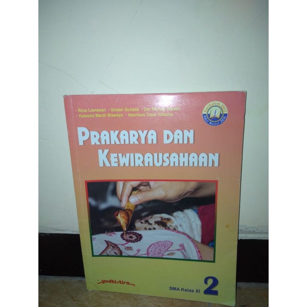 

buku prakarya dan kewirausahaan kelas 11 terbitan Yudisthira