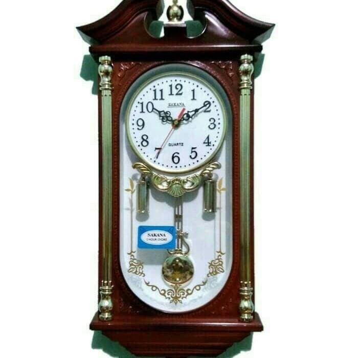 HOT SALE NEW DEKORASI TERBARU JAM DINDING SAKANA BANDUL JAM SAKANA KLASIK TERLARIS