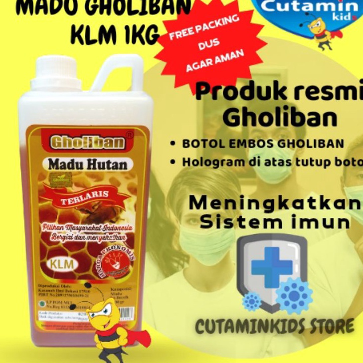 

❀Harga Termurah FQSE7 MADU HUTAN KLM GHOLIBAN 1kg ASLI...FREE PACKING DUS YA KA.. F69 ❈Readystock