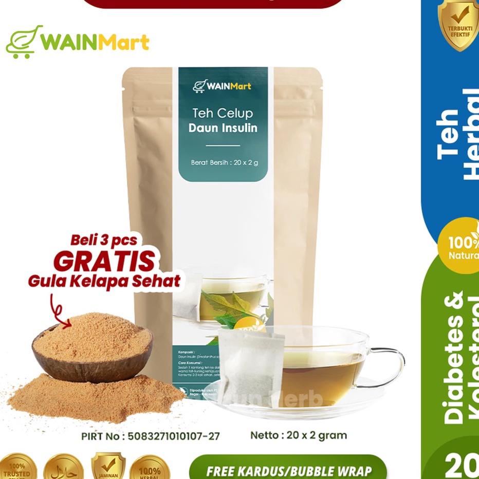 

☋Diskon 0QDBG ANTI DIABETES !!! Teh Daun Insulin Obat Diabetes dan Anti-Kanker Y65 ✯Terupdate