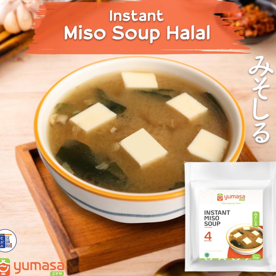 

Bestseller TCVAI YUMASA Japanese Miso Soup Instant | Sup Miso Jepang Halal 50gr A93 ☍Promo