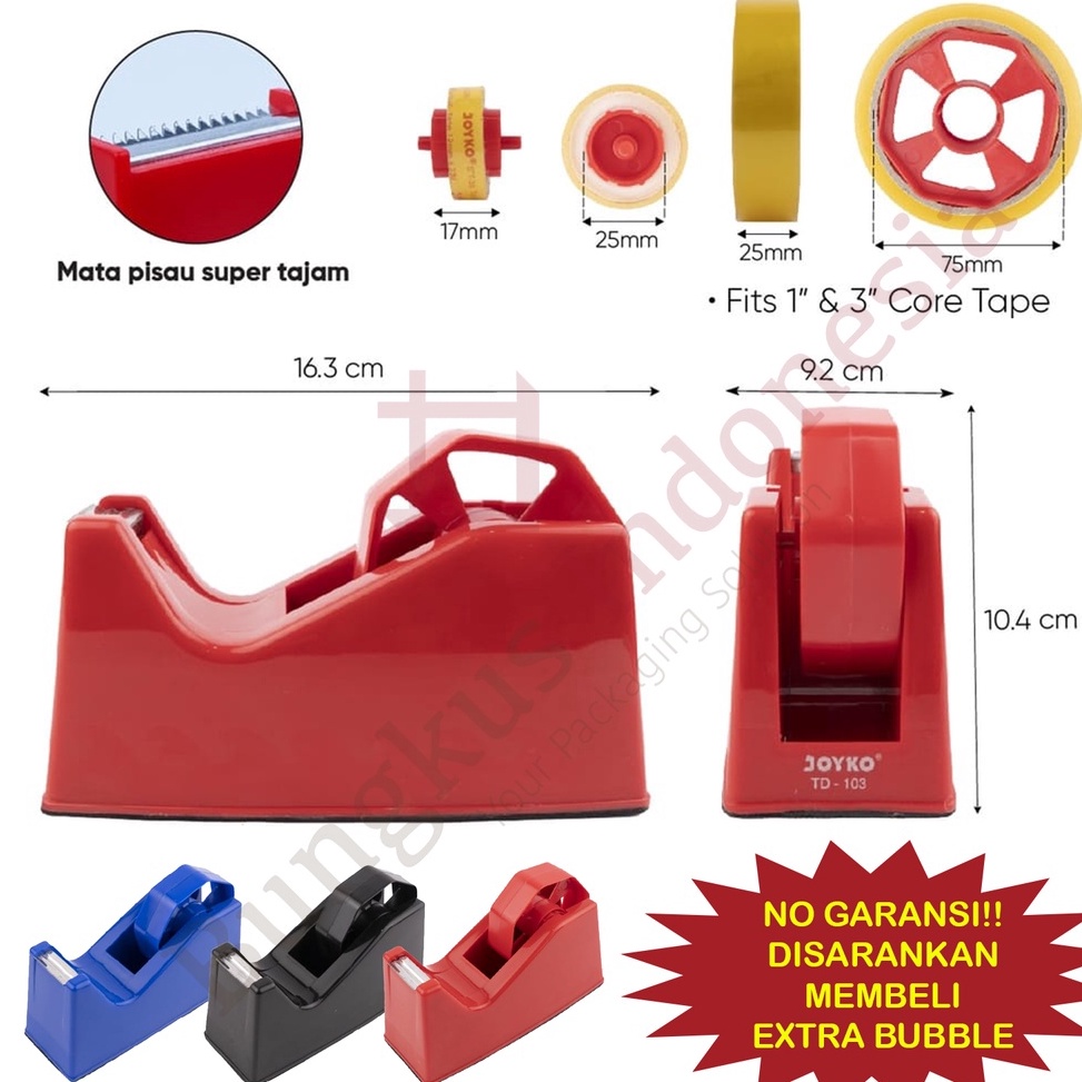 

❂Bayar Di Tempat➤ DSJVH Tape Dispenser Joyko TD 103 / Pemotong / Tempat Lakban P85 ❅Buruan Beli