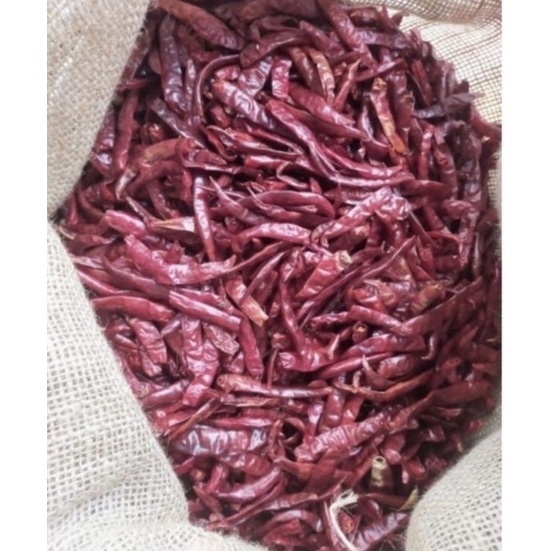 

✪Ready☆➘ 7JLR8 Cabe Rawit Teja Merah Kering SUPER 1 kg kilo IMPORT Dijamin Pedas Dan Fresh 046 ✶Ready Stock
